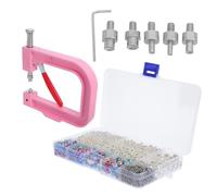 ARTSEWPLY Hand Press Bead Machine Pearl Setting Tool for DIY Jewelry Crafting Manual Rivet Fixing with Four Claw Bead Setter for Hats Shoes Clothes Bags and Skirts