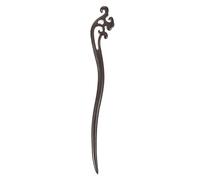 ARTSEWPLY Handcrafted Black Sandalwood Hair Sticks Set of 2 Traditional Chinese Hairpins for Long Hair Elegant Accessories for Women for Hanfu and Updo Styles