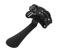 ARTSEWPLY Handheld Tambourine Double Row Metal Jingle Bells for African Drum and Cajon Rhythms Musical Percussion Instrument for Celebrations and Boys and Girls