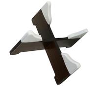 ARTSEWPLY Handpan Drum Stand Holder with Rosewood Texture Stable Tongue Drum Bracket for Display and Performance Lightweight and Easy to Install Suitable for Beginners and Random Color