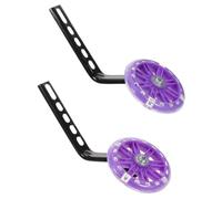 ARTSEWPLY Heavy Duty Training Wheels for Bikes Flashing Auxiliary Stabilizers for Enhanced Balance and Safety Compatible with Bicycles for Riding Learning