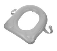 ARTSEWPLY Inflatable Toilet Seat Riser with Suction Cups Comfortable PVC Soft Cushion for Seniors Elderly Adults Portable Seat Pad for Standard Toilets Easy to Clean and Travel-Friendly