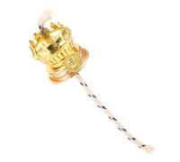ARTSEWPLY Kerosene Lamp Burner Wick Holder with Long Replaceable Wick Retro Oil Lamp Accessory for Antique Style Lanterns Safe for Custom Fit