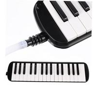 ARTSEWPLY Key Melodica for Beginners Portable Wind Keyboard Instrument with Long and Short Mouthpieces Easy to Play Music for Adults for School Party and Practice