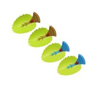 ARTSEWPLY Kids Faucet Extender Water Saving Bath Faucet Extension for Toddlers with 4pcs (2 Blue 2 Brown) Safe Sink Tap Extension for Bathroom Use
