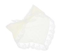 ARTSEWPLY Lace Triangle Headscarf Floral Embroidered Bandana for Women Soft Multi Way Headband Neck Scarf Accessory Elegant Lightweight Wrap for Stylish Comfort