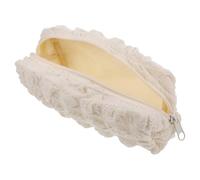 ARTSEWPLY Large Capacity Soft Makeup Bag for Women Aesthetic Cosmetic Pouch with Solid Color Material Portable Toiletry Organizer for Travel Work Study