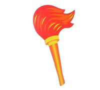 ARTSEWPLY Lifelike Torch for Cosplay and Stage Performances Felt and Paperboard Construction Lightweight Portable Party Favor Prop for Sports Events and Themed Celebrations Double-sided