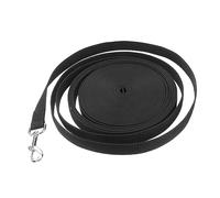 ARTSEWPLY Long Dog Training Leash Heavy Duty Pet Lead with Chrome Connector Comfortable Grip Quick Release Black for Puppy Obedience and Outdoor Use
