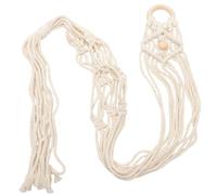 ARTSEWPLY Macrame Guitar Hanger Cotton Rope Wall Mount Woven Ukulele Holder Decorative Instrument Hanger for Acoustic and Electric Guitars Bohemian Style