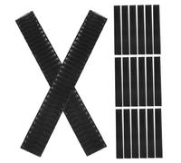 ARTSEWPLY Makeup Brush Protective Covers 200pcs Black Stretchable Plastic Mesh Sleeve Brush Net Drying and