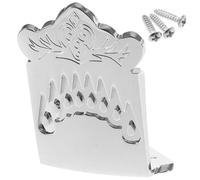 ARTSEWPLY Mandolin Tailpiece 8-string Metal Triangle Mandolin Tailpiece with Screws Chrome Finish and Guitar Accessories