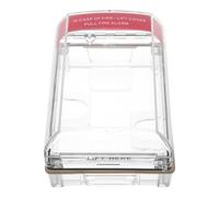 ARTSEWPLY Manual Call Point Protector Full Coverage Fire Emergency Alarm Panel Shield Protective Cover for Industrial Fire Alarm Switch, Emergency Stop Button Guard Suitable for Safety