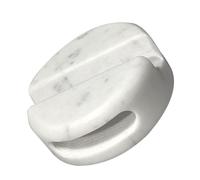 ARTSEWPLY Marble Phone Stand Desktop Holder Solid Natural Stone Mobile Phone Dock with Simple Shape for Family and Office Tablet Use