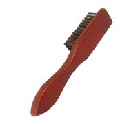 ARTSEWPLY Men's Retro Beard Brush and Barber Oil Head Comb Small Soft Bristle Hairdressing Brush for Shaping Beard and Hair Styling in Salon and Home Use