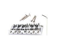 ARTSEWPLY Metal Guitar Bridge Saddle String Electric Guitar Chrome Replacement Accessories to Sound Quality and String Positioning Professional Repair Tool