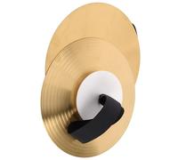 ARTSEWPLY Metal Hand Cymbals for Band School Performances Clear Bright Sound Percussion Instruments Lightweight Alloy Cymbals for Music Lessons and Concerts