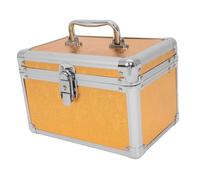 ARTSEWPLY Metal Tool Box and Portable Aluminum Alloy Tool Container Small Size Rounded Corners Multi-Layered Organizer Suitable for Foot Spa Massage Therapists and Beauty Professionals