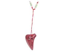 ARTSEWPLY Mini Ocarina for Beginners Portable Dolomite Material Smooth Polished Surface Comfortable Sound Lightweight Introductory Musical Instrument