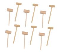 ARTSEWPLY Mini Wooden Crab Mallets Portable Seafood Hammers for Cracking Shells Multipurpose Mini Hammers with Smooth Surface Reusable Wood for Lobster and Crab Shellfish