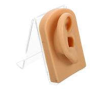 ARTSEWPLY Multi-Function Silicone Ear Model for Display - Realistic Fake Ear Wear-Resistant Training Model for Holder and Professional Use on Desktop