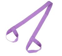 ARTSEWPLY Multi-function Yoga Stretching Strap with High Elasticity Exercise Band for Flexibility and Strength Training Portable Yoga Mat Strap for Starters and Advanced Yogis in Purple