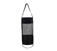 ARTSEWPLY Outdoor Camping Waste Bag Black Windproof Portable Dry Storage Pouch for Ship Boat Trash Trapper Drawstring Rubbish Bin Organizer