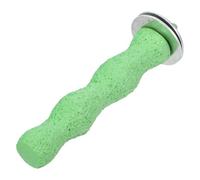 ARTSEWPLY Parrot Paw Grinding Stick Bird Cage Perch Resin Stand for Small Parrots Medium Size Green Perch Accessory for Cockatiels Lovebirds and Parakeets