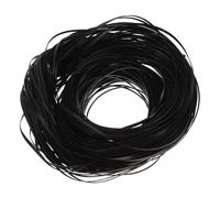 ARTSEWPLY PE Rattan Weaving Kit Flat Black Synthetic Wicker Repair Material for Outdoor Furniture Restoration Wear-Resistant Crafting Supplies for Patio Chairs and Tables