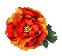 ARTSEWPLY Peony Flower Hair Clip for Women Floral Barrette with Realistic Design Charming Hair Accessory for Parties Weddings and Daily Wear