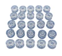 ARTSEWPLY Plastic Bobbins Sturdy Hard Plastic for Domestic Sewing Machines 25pcs 2.1cm Simple Design Easy to Use Sewing Accessories