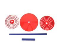 ARTSEWPLY Plastic Round Pipette Rack Stand for Laboratory Sample Tubes Stable Test Tube Vial Holder Organizer Easy-Clean Scientific Equipment for School Science Lab