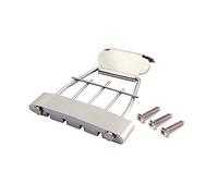 ARTSEWPLY Plated Adjustable Professional Guitar Tailpiece Bridge Replacement Parts for String Jazz Archtop Bass Guitar for Swing Bar Setup