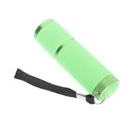 ARTSEWPLY Portable 9Led UV Nail Polish Drying Lamp Green, Mini LED Detection Flashlight for Gel Nails, Money Identification and Jade Testing, Handheld Curing Light for Travel and Salon Use
