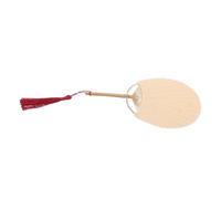 ARTSEWPLY Portable Bamboo Handheld Fan with Tassel Dual Sided DIY Chinese Paddle Hand Fan for Dancing Wedding Party Photography Props Traditional Craft Accessory