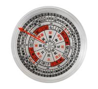 ARTSEWPLY Portable Chinese Feng Shui Compass Lightweight Outdoor Luo Pan with Traditional Design for Camping Hiking Home Office Decoration