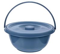 ARTSEWPLY Portable Elderly Chamber Pot with Lid Handheld Urine Bucket for Home Use Drop-Resistant PVC Material Practical Spittoon for Seniors Pregnant Women Easy to Clean and Store