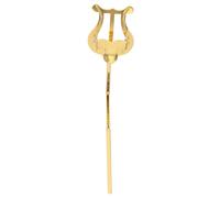 ARTSEWPLY Portable Foldable Saxophone Music Holder for Wind Instruments and Flute, Lightweight Iron Music Lyre with Adjustable Angles, for Outdoor Performances and Marching Bands