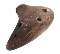 ARTSEWPLY Portable Handmade Ceramic Ocarina Mini Wind Flute for Beginners Travel Instrument with Traditional Bisque Firing Craftsmanship