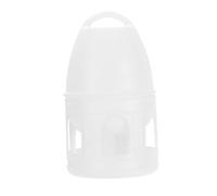 ARTSEWPLY Portable Hanging Water Dispenser Automatic Feeder for Small Animals Birds White Plastic Bottle with Hangers for Travel and Cage Use