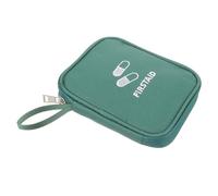 ARTSEWPLY Portable Mini Medicine Bag Small Travel Emergency Kit Wear-Resistant Oxford Tear-Resistant Compact Pill Storage Bag for Outdoor and Household Use