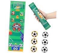 ARTSEWPLY Portable Mini Table Soccer Game for Durable Desktop Interactive Bowling Football Hybrid Enhances Hand Eye Coordination and Social Skills Family Party Entertainment