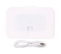 ARTSEWPLY Portable USB Baby Wipe Warmer Heater, White, Constant Temperature Wet Tissue Heater for Home and Vehicle Use, Baby Wipes Warmer for Winter
