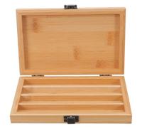 ARTSEWPLY Portable Watercolor Paint Box with Hinged Lid, Lightweight Metal Mini Palette with Multiple Compartments for Watercolors and Tubes, for Travel and Plein Air Painting, Secure