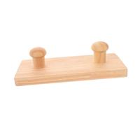 ARTSEWPLY Portable Wooden Cervical Massager Stick for Neck Shoulder Relief Sanded Grip Arm Training Board for Flexibility Strength Solid Wood Manual Massage Tool for Home Office Travel