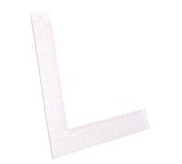 ARTSEWPLY Practical Plastic Square Ruler Measuring Tool for Sewing Quilting and Dressmaking Lightweight and Flexible Ruler for Tailoring and DIY Projects
