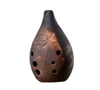 ARTSEWPLY Professional Ceramic Ocarina 10 Holes Xun Ancient Instrument Pure and Correct Tune, Easy to Blow Chinese Music Instrument for Beginners, Artists, Performers, Option Style