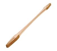 ARTSEWPLY Professional Double-prong Piano Tuning Fork Kit Stainless Steel and Rubber Piano Tuning Aid with Mute Function for Accurate Musical Instrument Beige Wood Tone