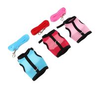 ARTSEWPLY Rabbit Vest Harness and Leash Set for Small Pets Breathable Comfortable Fit for Rabbits Ferrets Guinea Pigs and Rats Outdoor Exercise and Play S Colors