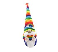 ARTSEWPLY Rainbow Gnome Doll Faceless Ornament, Tabletop Decoration Colorful Elf Design, Photo Prop Suitable for Home and Office Display